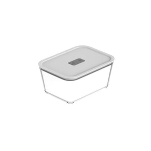 Pote De Vidro Hermético Fresh Lock Branco Ou 2400ml