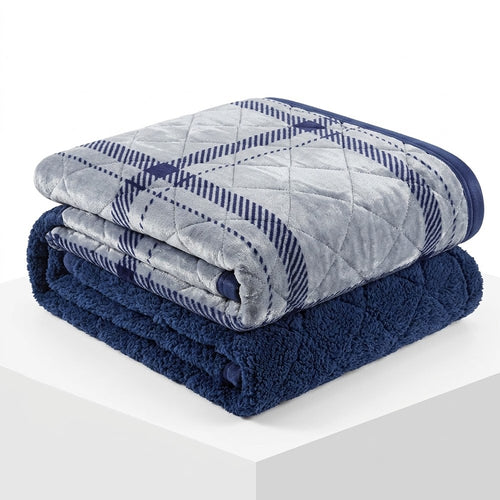 Cobrerdrom Flannel Sonhare Com Sherpa Casal  1,80 m x 2,20 m