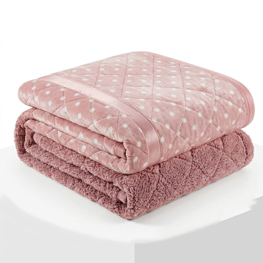 Cobrerdrom Flannel Sonhare Com Sherpa Casal  1,80 m x 2,20 m
