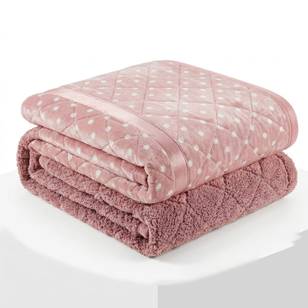 Cobrerdrom Flannel Sonhare Com Sherpa Casal  1,80 m x 2,20 m