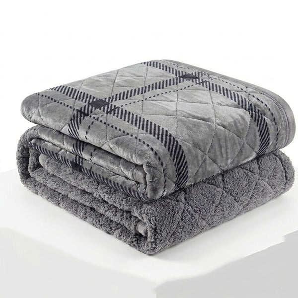 Cobrerdrom Flannel Sonhare Com Sherpa Casal  1,80 m x 2,20 m