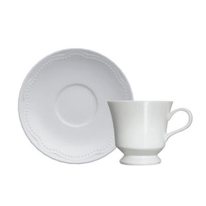 Aparelho de Jantar, Chá, Café e Sobremesa 42 Peças Germer em Porcelana - Branco