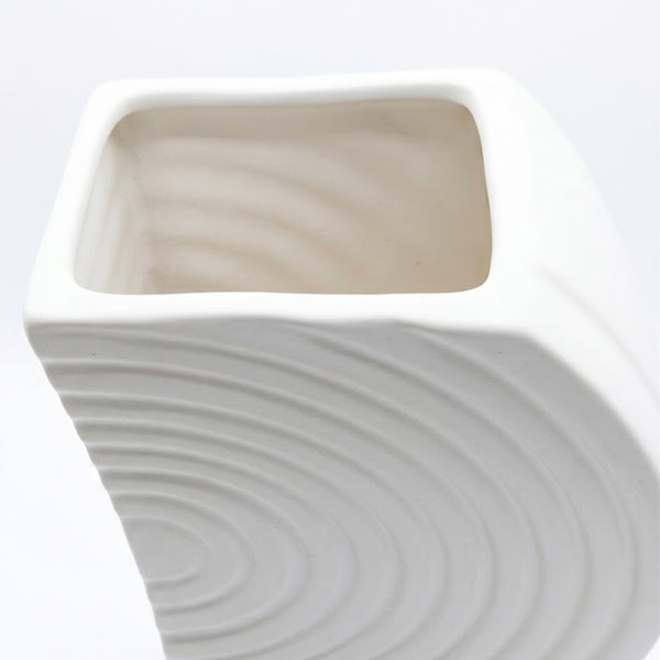 Vaso Decorativo Cerâmica Circle 24,19,5X11